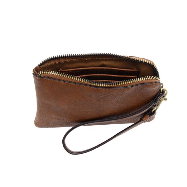Joy Susan Pippa Wristlet Pouch - Caramel
