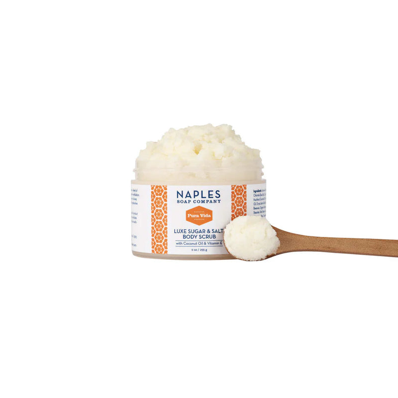 Naples Soap Co Pura Vida Luxe Sugar & Salt Body Scrub 9 oz