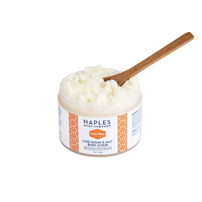 Naples Soap Co Pura Vida Luxe Sugar & Salt Body Scrub 9 oz