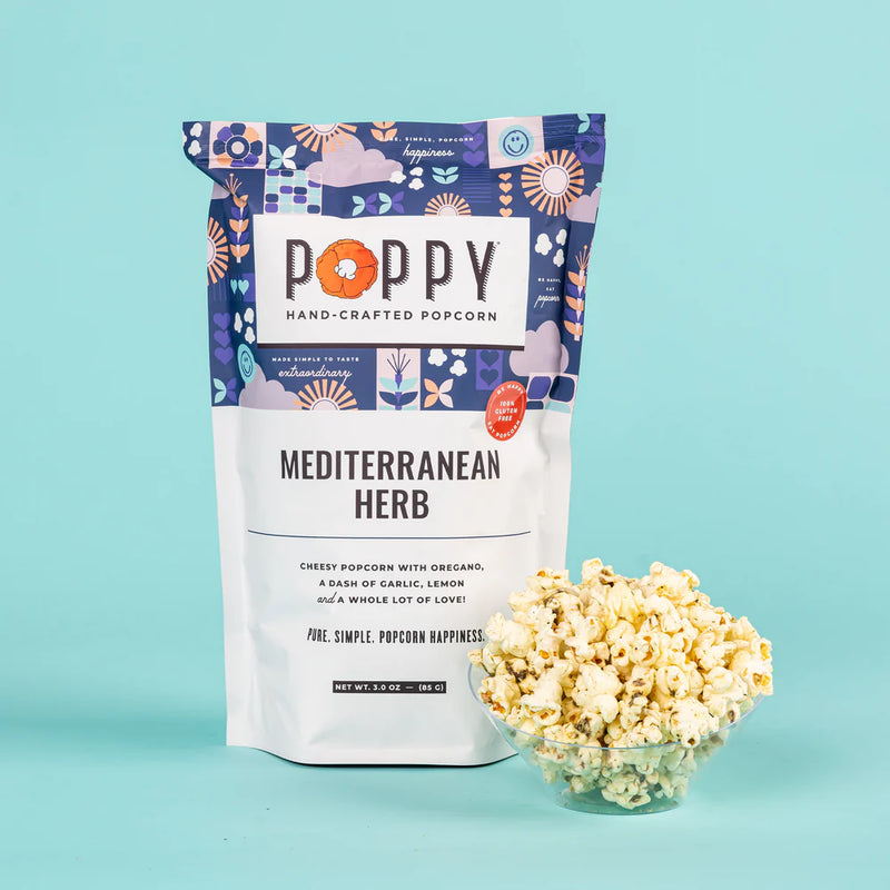 Poppy Popcorn Mediterranean Herb Market Bag