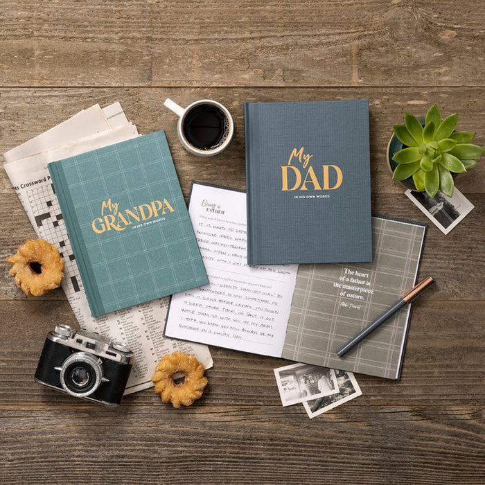My Dad An Interview Journal to Capture Reflections in His Own Words