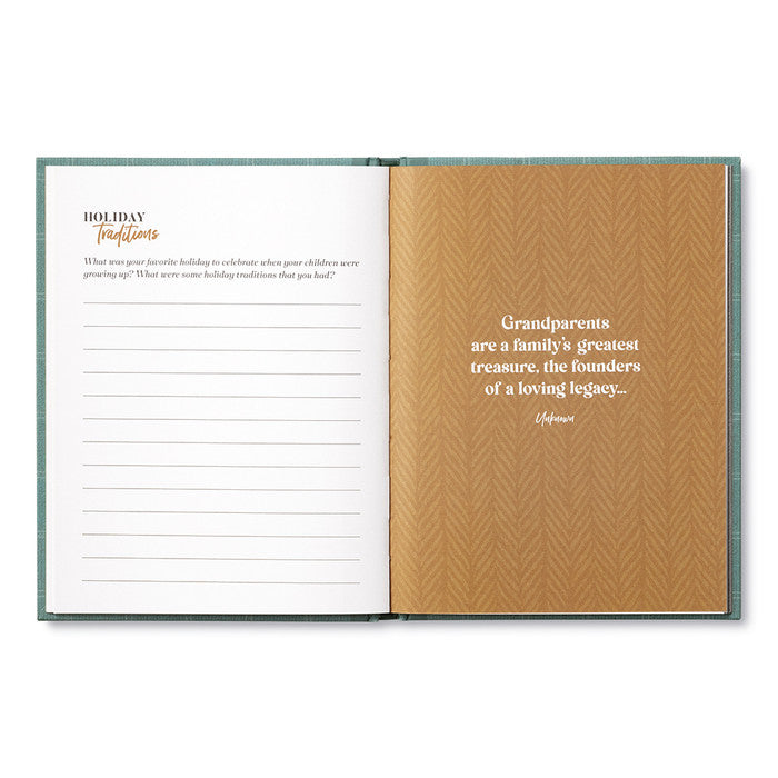 My Grandpa An Interview Journal to Capture Reflections in His Own Words