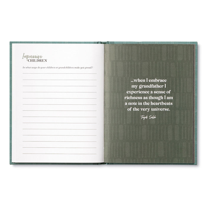 My Grandpa An Interview Journal to Capture Reflections in His Own Words