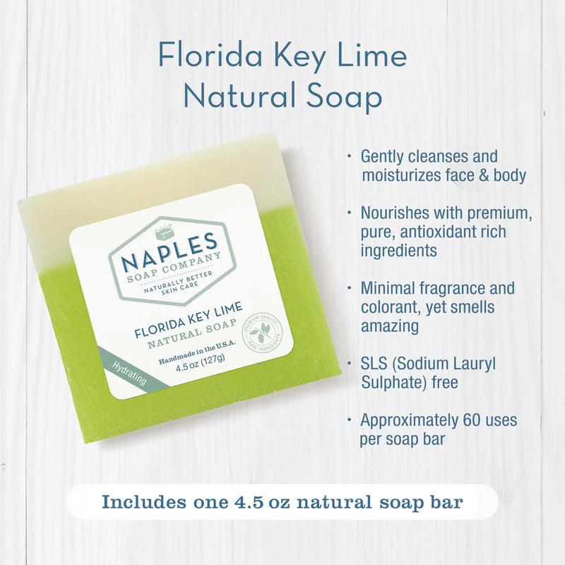 Naples Soap Co Florida Key Lime Natural Soap