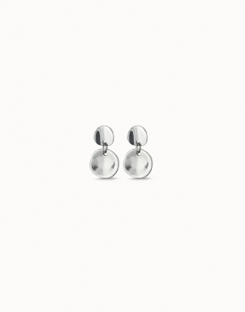 UNOde50 Circle drop earrings - Sterling Silver