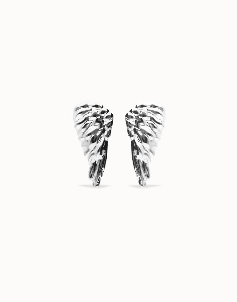 UNOde50 Earrings with wing design - Sterling Silver