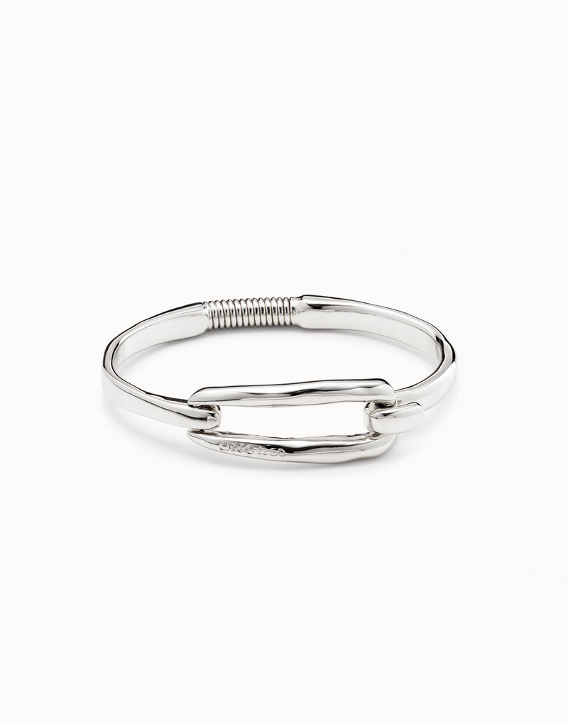 UNOde50 Bangle bracelet with buckle - Sterling Silver