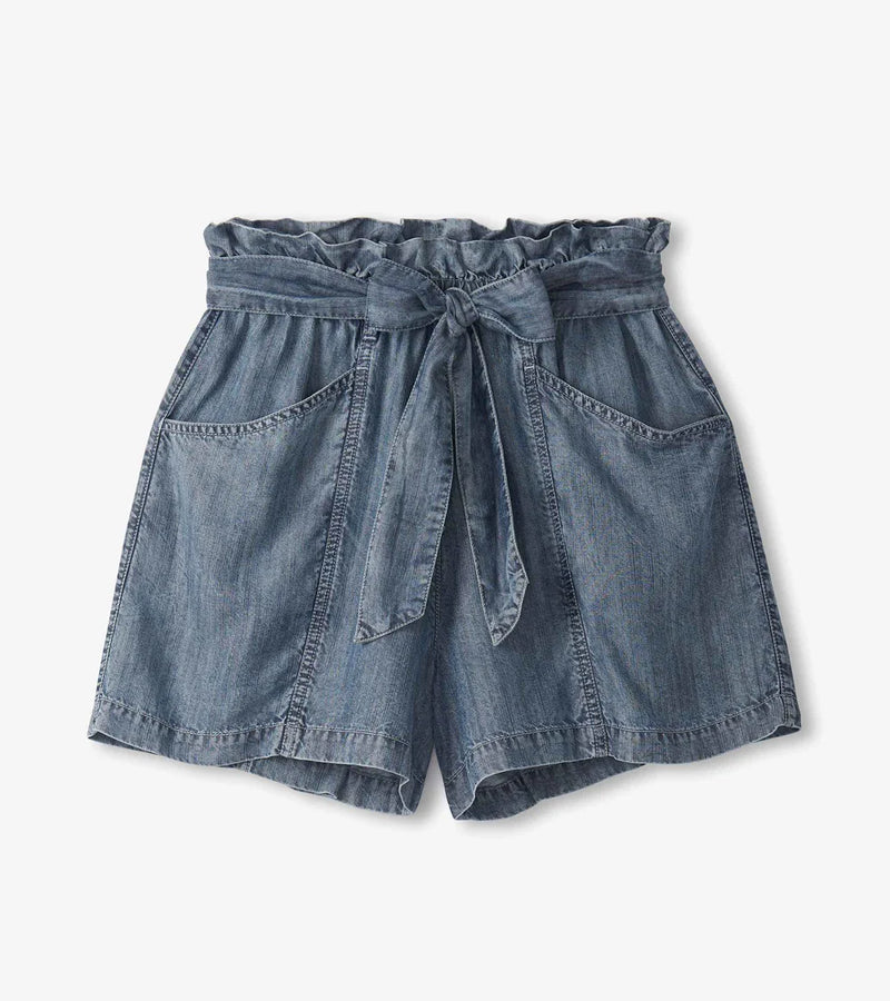 Hatley Cassie Shorts - Blue Acid Wash