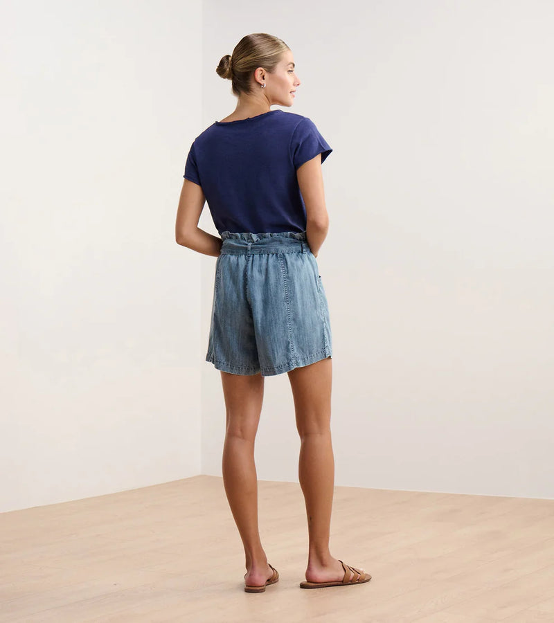 Hatley Cassie Shorts - Blue Acid Wash