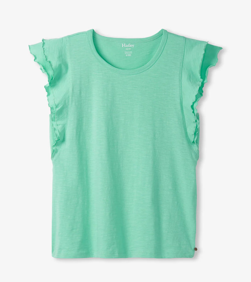 Hatley Layered Sleeve Tank - Beveled Glass