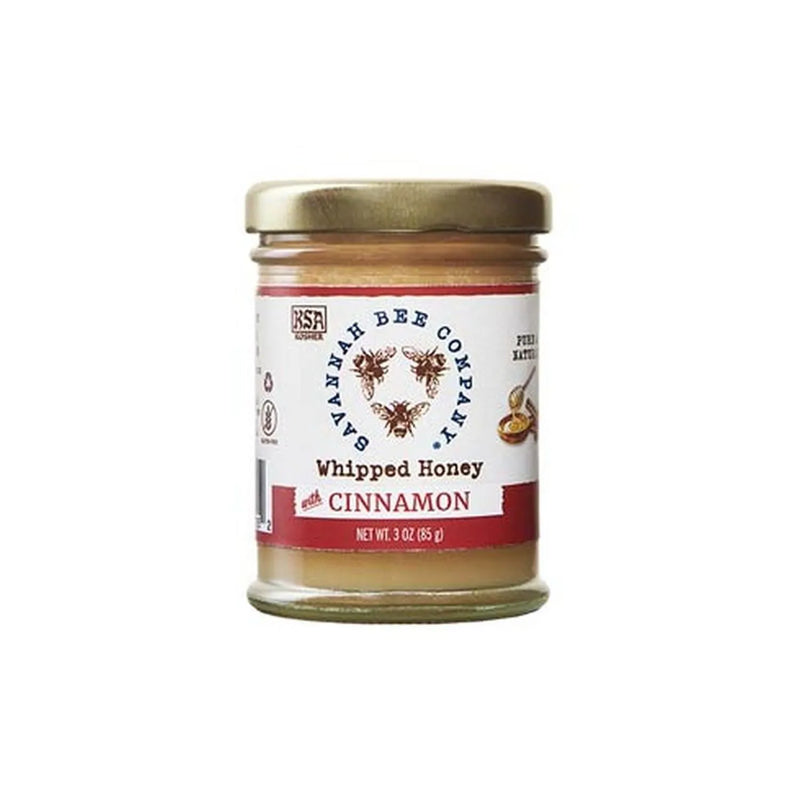 Savannah Bee Company Whipped Honey with Cinnamon 3oz