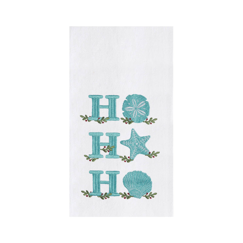 Christmas Ho Ho Ho Coastal Kitchen Towel