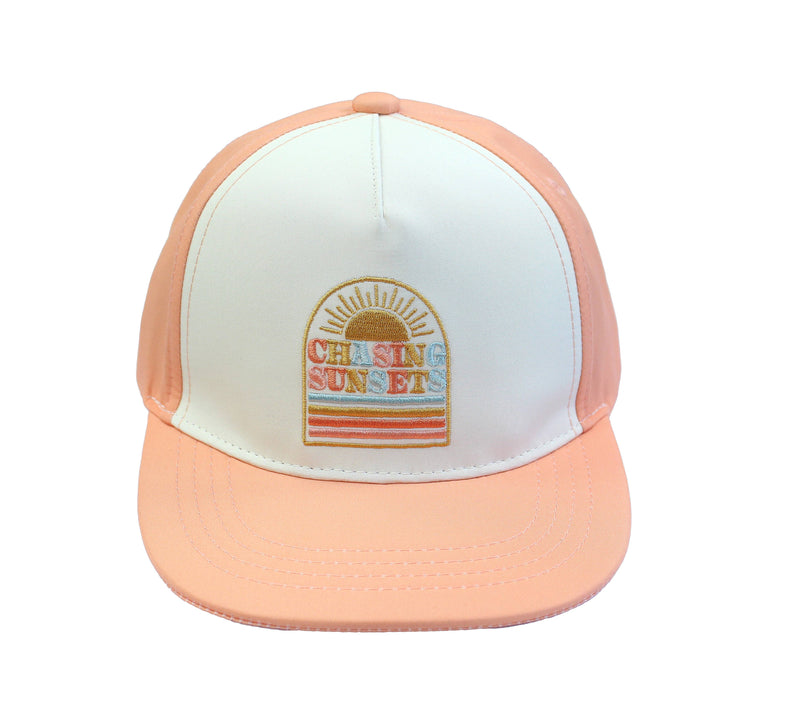 Chasing Sunsets Beachy Kids Snapback Hat