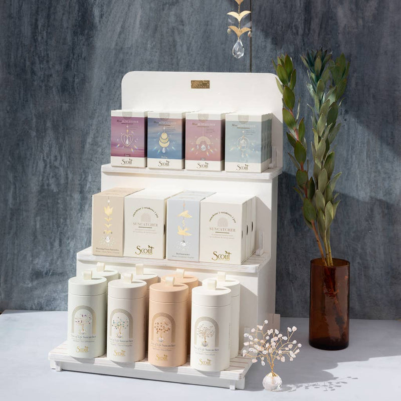 Suncatcher - Blooming Flower/Aqua Terra