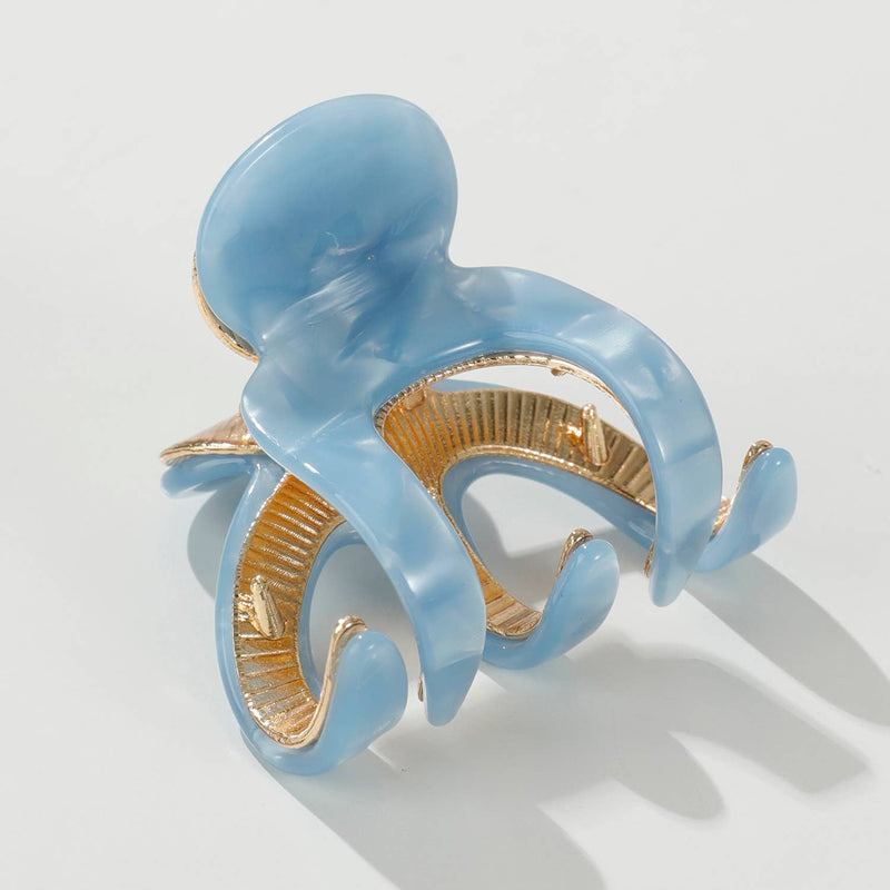 Jade Coastal | Small Octopus Metal Claw Clip