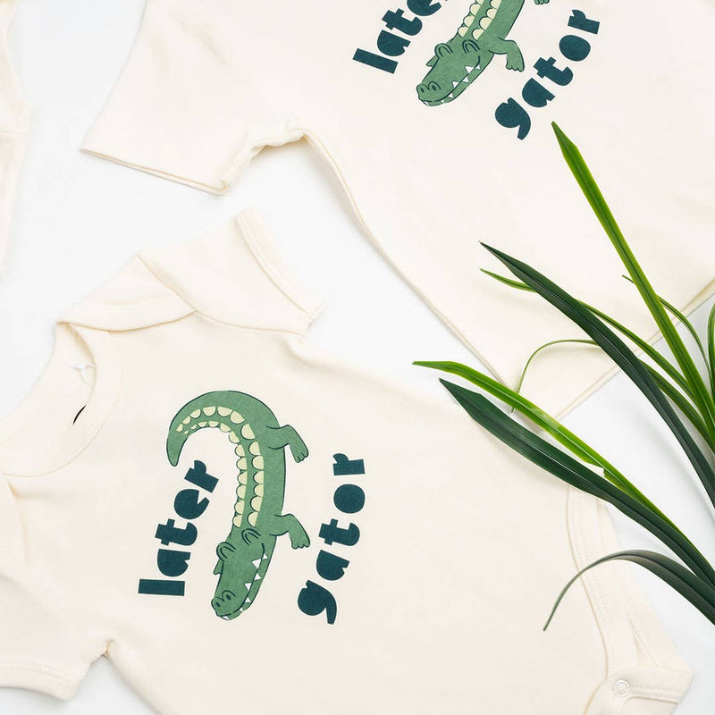 Later Gator Alligator Florida Baby Onesie Cotton Bodysuit