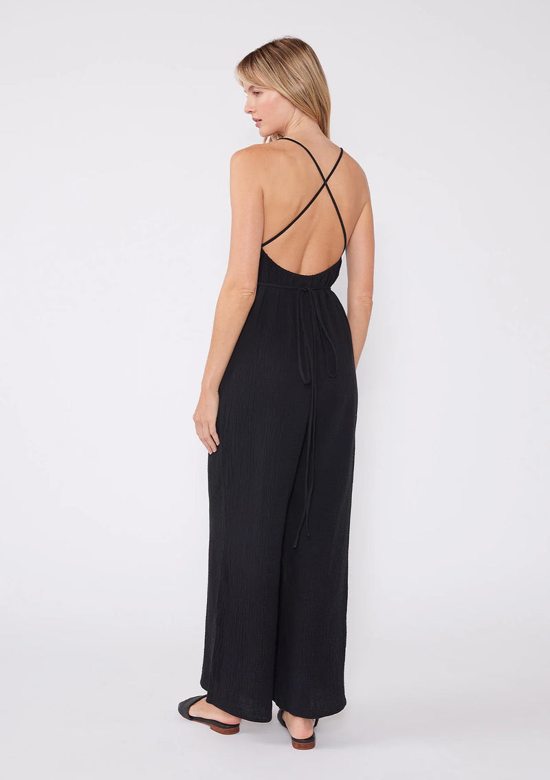 FINAL SALE Tied Together Halter Jumpsuit