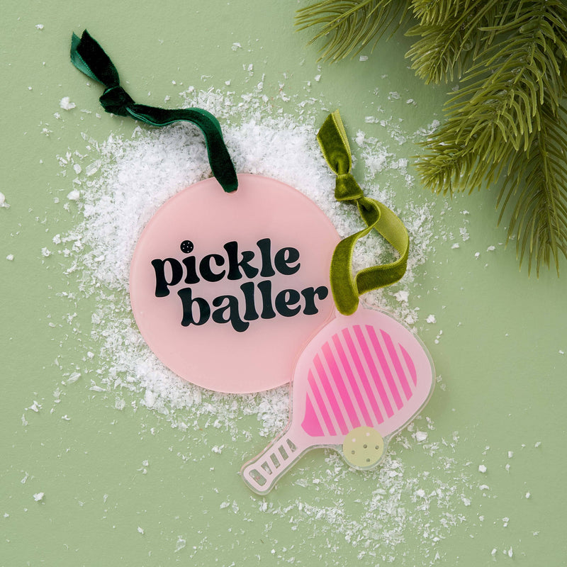 Tree Ornament-Pickleball Paddle