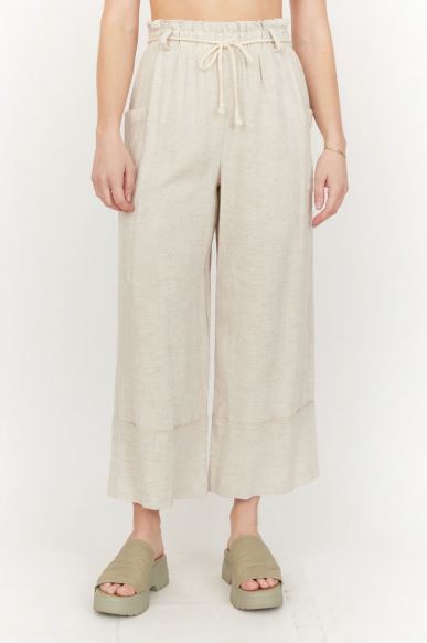 Kylie Paige Cora Pant - Made in the USA - Cream