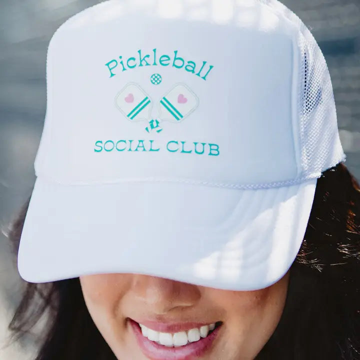 Pickleball Social Club Foam Trucker Cap