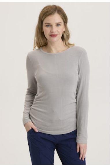 XCVI Edie Long Sleeve - Cotton Grey Pigment