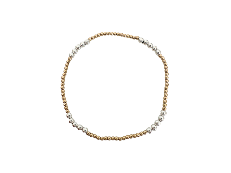 The Hamptons Mix Collection 14k Gold-Filled and Sterling Beaded Bracelets