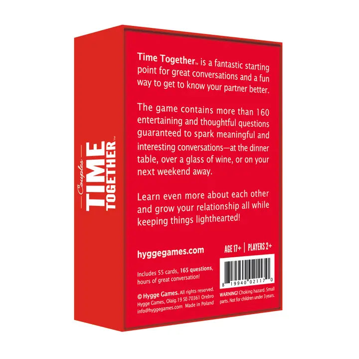 Card Game EN Time Together - Couples