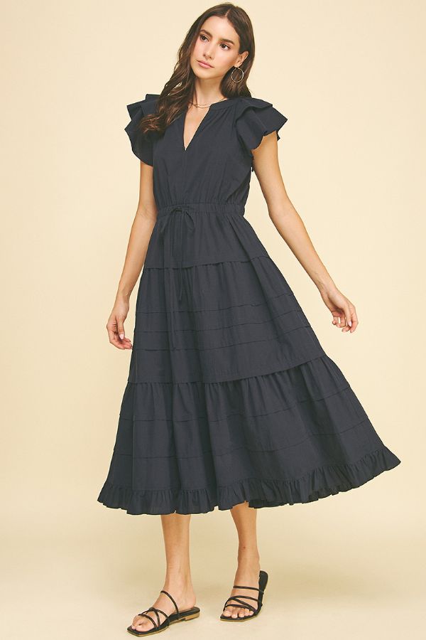 Tiered Maxi Dress - Ink