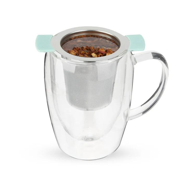 PINKY UP ERIN UNIVERSAL TEA INFUSER IN TURQUOISE