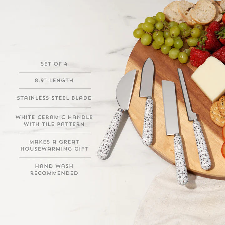 Tiles Cheese Knife Set