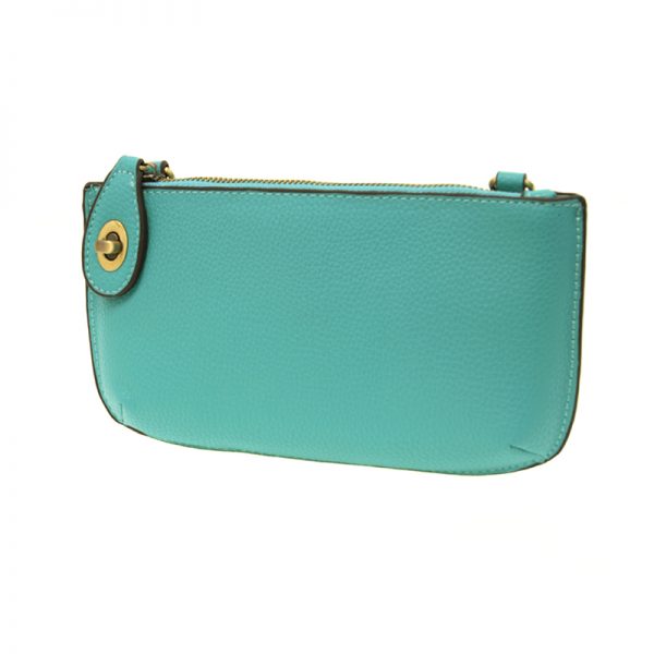 Joy Susan Mini Crossbody Wristlet Clutch - Mayan Green