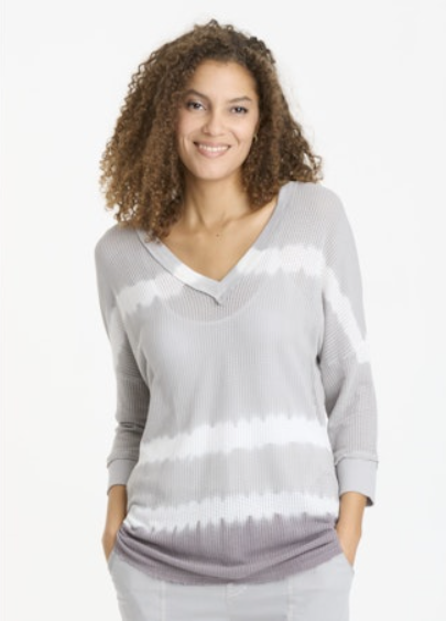 XCVI Mesh Fira Pullover - Caravel Wash Overcast