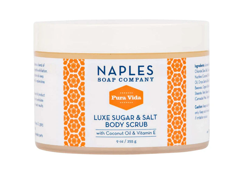 Naples Soap Co Pura Vida Luxe Sugar & Salt Body Scrub 9 oz