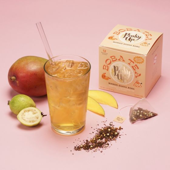 Mango Guava Boba Tea In Sachets by Pinky Up