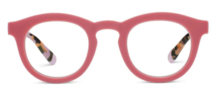 Peepers Blue Light Readers Saffron - strawberry/pink botanico