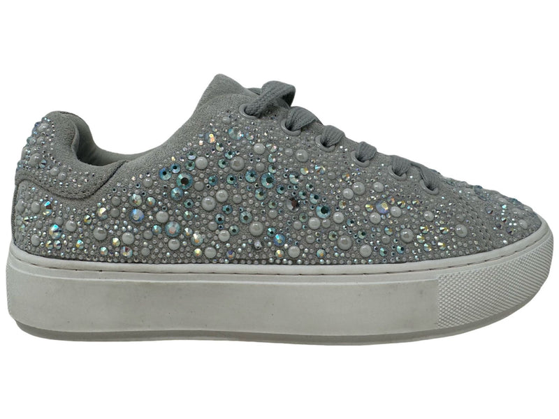 Georgie Fashion Sneaker - Light Gray