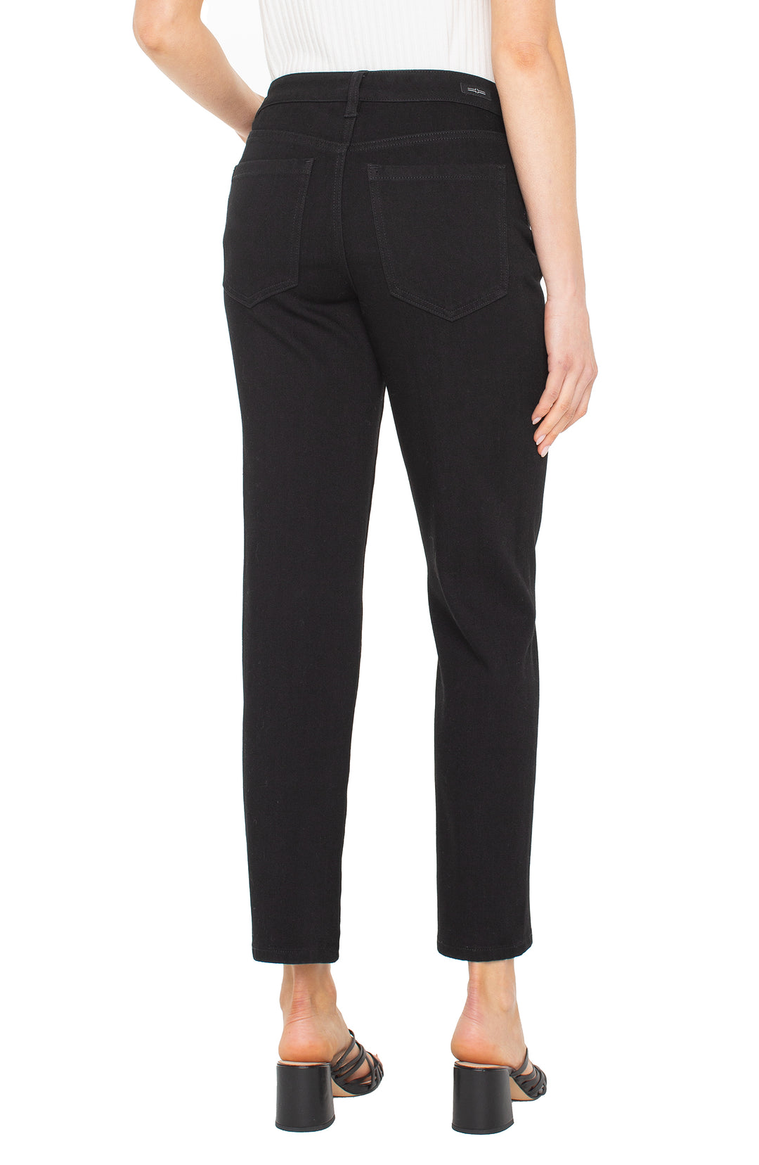 Liverpool Liv Non-Skinny Skinny 28" - Black Rinse