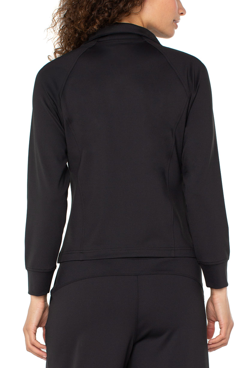 Liverpool Full Zip Seamed Jacket - Black