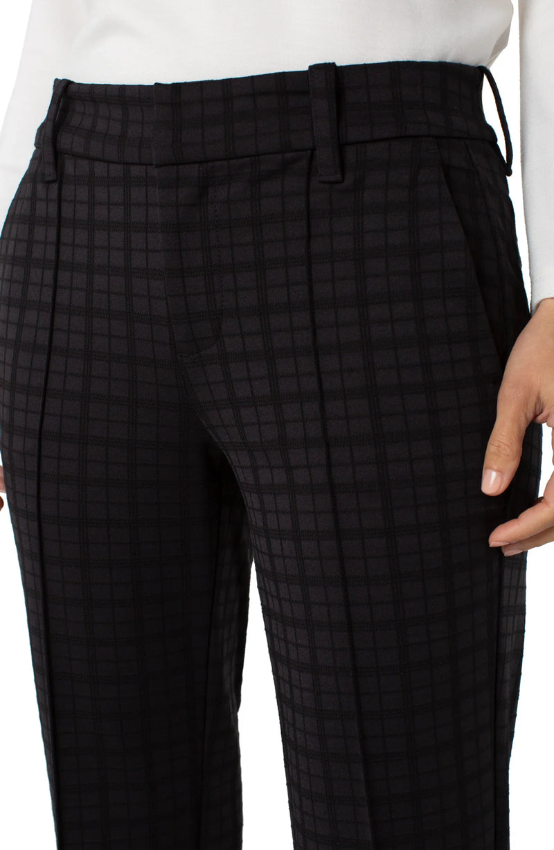 Liverpool Gemma Cigarette Trouser - Black Check
