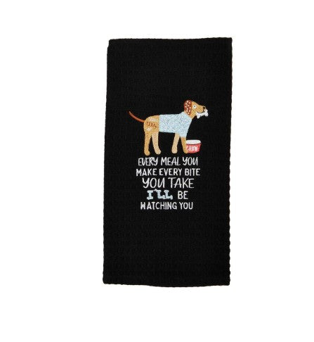 Mud Pie Humorous Embroidered Pet Towels - 5 Styles
