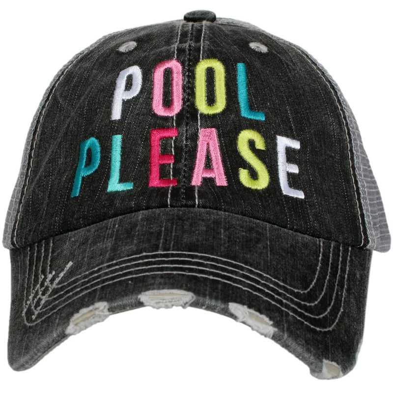 Katydid Pool Please Multicolored Trucker Hat