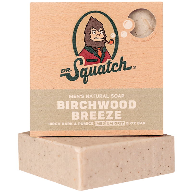 Dr. Squatch Birchwood Breeze Bar Soap WH-BAR-BWB-01