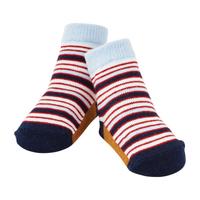Mud Pie Blue and Red Stripe Baby Socks