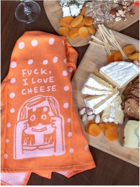 Blue Q Kitchen Towel - F*ck I Love Cheese