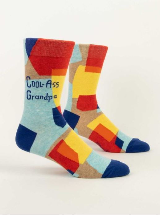 Blue Q Mens Socks - Cool-A$$ Grandpa