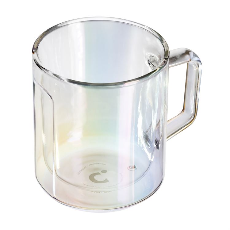 FINAL SALE Corkcicle 12oz. Glass Coffee Mug -Double Pack - Prism