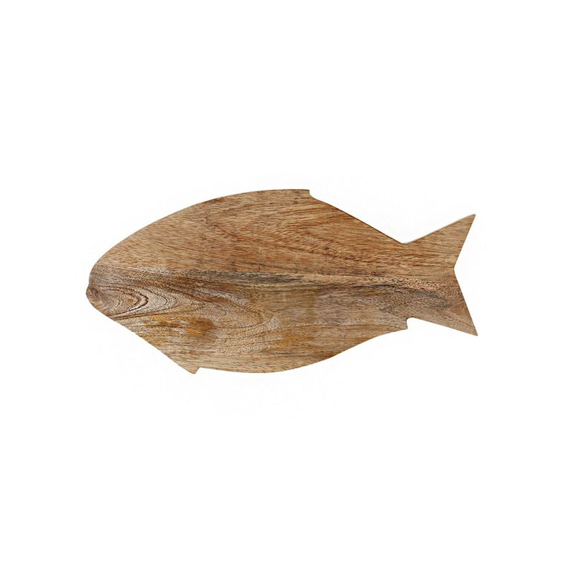 FINAL SALE Mango Wood Fish Shaped Cutting Board