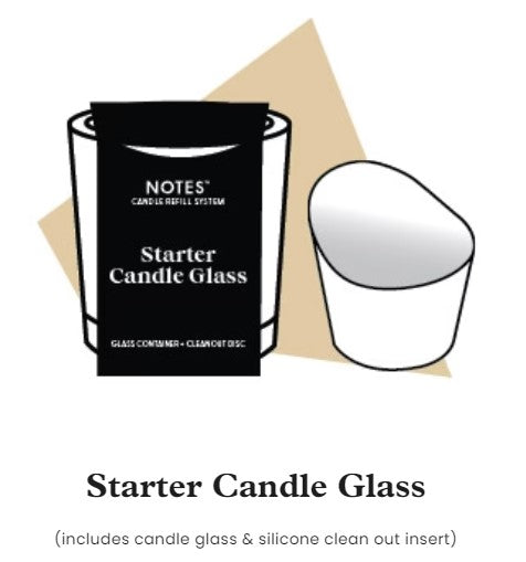 Notes - Starter Candle Glass