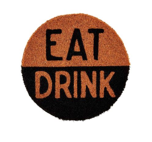 FINAL SALE Mud Pie Coir Pet Bowl Mats - 3 Styles