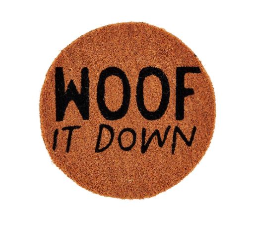 FINAL SALE Mud Pie Coir Pet Bowl Mats - 3 Styles